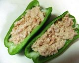お弁当に簡単おかず❤ツナマヨピーマン焼き作り方1写真