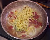 いちいち茹でない　時短　コンビーフパスタ作り方5写真
