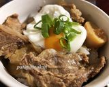コラーゲンたっぷり♪牛筋丼作り方3写真