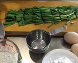 香ばしい！ニラと納豆のチヂミをそば粉で♪作り方1写真