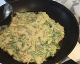香ばしい！ニラと納豆のチヂミをそば粉で♪作り方5写真