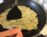 香ばしい！ニラと納豆のチヂミをそば粉で♪作り方6写真