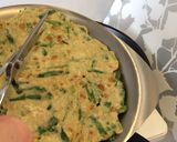 香ばしい！ニラと納豆のチヂミをそば粉で♪作り方7写真