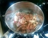 海老の殻でたまごスープ作り方1写真