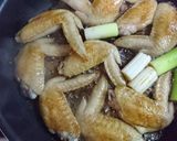 手羽先とネギの甘辛煮⭐フライパンで簡単作り方3写真