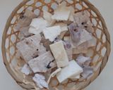 お餅で揚げせんべい作り方1写真