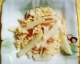 ♡長芋とマカロニの豆乳煮♡作り方3写真
