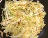 ツナと焼きキャベツの彩り和風パスタ作り方3写真