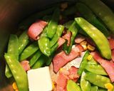 きぬさやのシャキシャキ コーンバター炒め作り方5写真