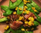 きぬさやのシャキシャキ コーンバター炒め作り方6写真
