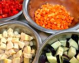 休日ランチ☆余り野菜 de ドライカレー作り方2写真