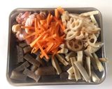 鶏ゴボウと蒟蒻の炒り煮作り方1写真
