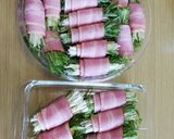 レンジで簡単！水菜とじゃが芋のベーコン巻作り方6写真