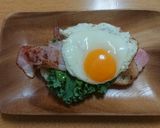 ぐでたまベーコンエッグトースト作り方1写真