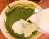ふわふわ♪抹茶のお絵描きミニどら焼き作り方3写真