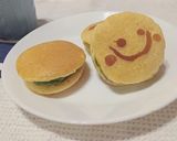 ふわふわ♪抹茶のお絵描きミニどら焼き作り方16写真