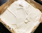 卵なし、ココア生地のチーズケーキ作り方7写真