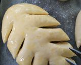 抹茶あんで…木の葉のパン☆作り方6写真