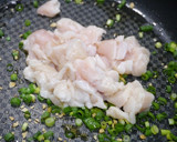 簡単！にんにく醤油鶏と南瓜の炒飯作り方1写真