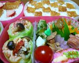 今日のお弁当♪作り方1写真