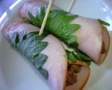 ☆ハムと大葉の納豆巻き☆作り方3写真