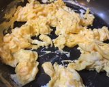 味付け簡単☆豚肉としめじの卵炒め作り方3写真