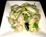 鶏肉とブロッコリーの芯の中華炒め作り方4写真