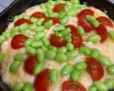 スキレットで長芋と卵のオープンオムレツ作り方7写真