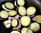 なすのフィッシュソーセージ挟み焼き作り方3写真