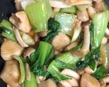 鶏胸青梗菜しめじオイスターソース炒め作り方10写真