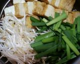 ピリ辛！もやしとニラ揚げ豆腐のゴヒージョ作り方6写真