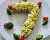 ごはんで数字のバースデーケーキ作り方6写真