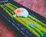 アスパラの温泉卵のせだしあんかけ作り方23写真