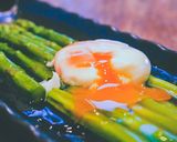 アスパラの温泉卵のせだしあんかけ作り方24写真