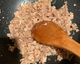 鶏ひき肉とツナのそぼろ作り方4写真