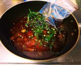 さっぱりトマトのつけ麺汁作り方8写真