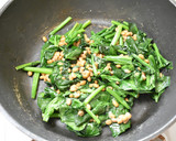ほうれん草と納豆の卵炒め作り方3写真