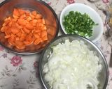 カーチャン(カレーチャーハンの略)作り方1写真