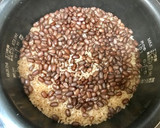 炊飯器で簡単・小豆（ささげ）七五三お赤飯作り方7写真