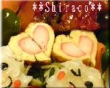 ♪お弁当♪（キャラ弁）かにかまハート作り方1写真