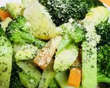 アボカドといろいろ野菜の塩ゆで温サラダ作り方4写真