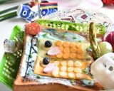 鯉のぼりトーストアート作り方1写真