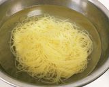 甘エビとイカの冷製カッペリーニ作り方3写真