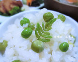 豆ごはん　～　豆＋さやの煮汁で炊き込んで作り方19写真