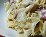 簡単 美味しい基本のクリームパスタ作り方9写真