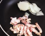 簡単！カルボナーラ作り方1写真