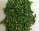 こしあぶらの鮭フレーク和え作り方1写真