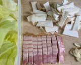 きのことレタスの炒め物作り方1写真