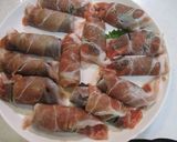 なすの豚肉巻き蒸し（レンジ）作り方3写真