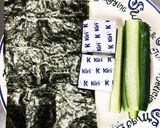 胡瓜とチーズ・海苔の春巻〜おつまみ作り方1写真
